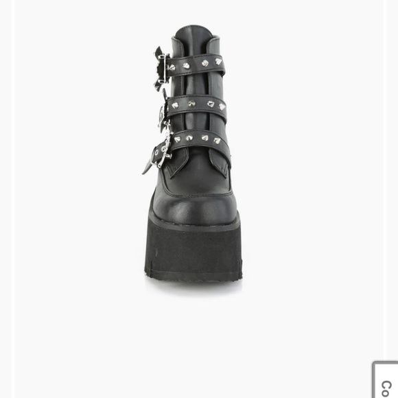 Gothic Bat Boots Demonia platform - Picture 3 of 3